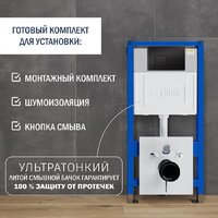 Lauter Square 214903 с кнопкой 219704F (квадратная, черный) Image #19