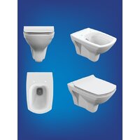 Cersanit Carina New Clean On с инстал. Link Pro (с кнопкой Twins 63534 черный/золото) Image #10