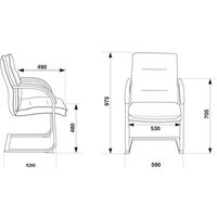 Бюрократ T-9927SL-LOW-V (черный) Image #5