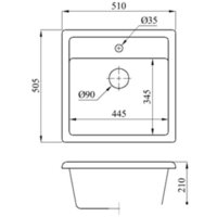 БелЭворс Rio + смеситель W74004-2 + дозатор L405F (черный) Image #9