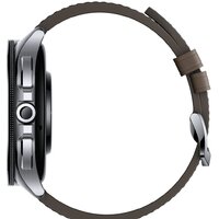 Xiaomi Watch 2 Pro LTE (серебристый, с коричневым кожаным ремешком, международная версия) Image #5