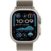 Apple Watch Ultra 2 LTE 49 мм (титановый корпус, титановый/титановый, миланская петля L) Image #2