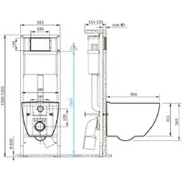Cersanit Brasko Smart CO DPL EO Slim + Vector 68304 (c кнопкой Estetica белый) Image #18