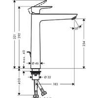 Hansgrohe Talis E 71716340 (черный хром) Image #4