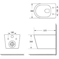 Lauter Longer 2110822 + GROHE Rapid SL 39504000 с кнопкой (круглая, хром) Image #25