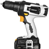 Deko DKCD20 Set 2 063-4204 (шуруповерт, болгарка, 2 АКБ) Image #2