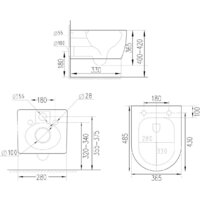 Roxen Antares 530185-01 в комплекте с инсталляцией StounFix Dual Fresh 6 в 1 966461 (кнопка: бежевый) Image #19