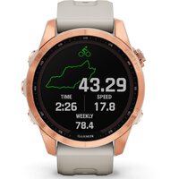 Garmin Fenix 7S Solar (розовое золото/песочный) Image #4