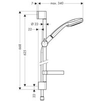 Hansgrohe Croma 100 Multi/Unica’C (27775000) Image #2