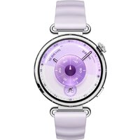 Huawei Watch GT 6 41 мм (серебристый, с сиреневым силиконовым ремешком, международная версия) Image #2