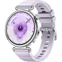 Huawei Watch GT 6 41 мм (серебристый, с сиреневым силиконовым ремешком, международная версия)
