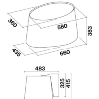 Falmec Mare E-ion 66 450 м3/ч (белый) Image #2