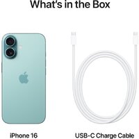 Apple iPhone 16 Dual eSim 256GB (бирюзовый) Image #7