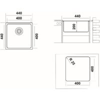 Ukinox Лофт LOB400.400-GT10P Image #4