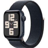 Apple Watch SE 2 40 мм (алюминиевый корпус, полуночный/полуночный, нейлоновый ремешок) Image #1