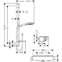 Hansgrohe Ecostat Select Combi 27039400 (белый/хром) Image #19