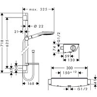 Hansgrohe Ecostat Select Combi 27038400 (белый/хром) Image #18