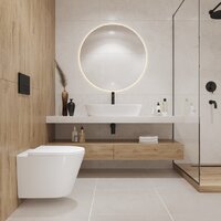 Lauter Longer 2110822 с кнопкой 219701HD (узкая, хром) Image #14