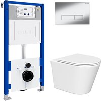 Lauter Longer 2110822 с кнопкой 219701HD (узкая, хром) Image #2