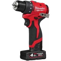 Milwaukee M12 BLDDRC-402C 4933499688 (с 2-мя АКБ, кейс)