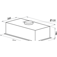 HOMSair Crocus Push 52 Glass (черный) Image #2
