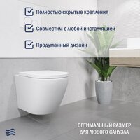 Lauter Vortex 2110830 + GROHE Rapid SL 38772001 с кнопкой (прямоугольная, хром) Image #6