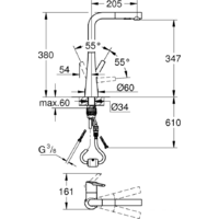 Grohe Zedra 32553DC2 (суперсталь) Image #6