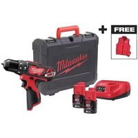Milwaukee M12 BPDMC-202C 4933499465 (с 2-мя АКБ, кейс)