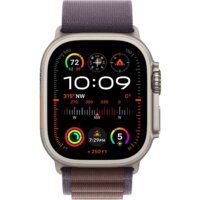 Apple Watch Ultra 2 LTE 49 мм (титановый корпус, титановый/индиго, текстильный ремешок размера M) Image #2
