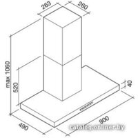 Falmec Stream Design 90 800 м3/ч (нержавеющая сталь) Image #4