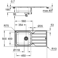 Grohe K500 60-S 100/50 1.0 rev 31563SD1 Image #3