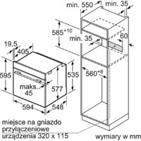 Bosch Serie 8 HBG724BB1 Image #3