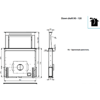 Falmec Down Draft Design+ 120 (черный) Image #5