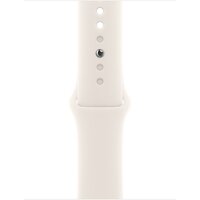 Apple Watch SE 3 40 мм (алюминиевый корпус, звездный свет/звездный свет, спортивный силиконовый ремешок M/L) Image #3