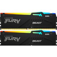 Kingston FURY Beast RGB 2x32ГБ DDR5 5200 МГц KF552C40BBAK2-64