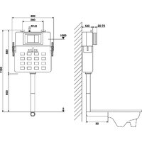 Roxen Antares в комплекте с инсталляцией Attach 5 в 1 966947 (кнопка: хром матовый) Image #6