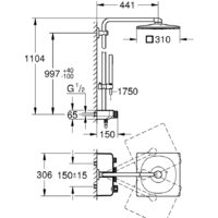 Grohe Euphoria SmartControl System 310 Cube Duo 26508000 (хром) Image #5