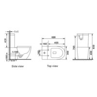 Roxen Antares Tornado Rimless Soft Close 600185-01 Image #9