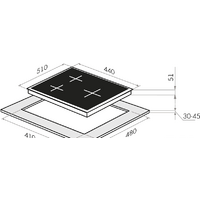 HOMSair HGE433TGCWH Image #2