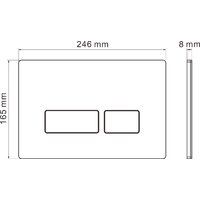 Roxen Antares Bidet в комплекте с инсталляцией StounFix Dual Fresh 6 в 1 953833 (кнопка: белый глянец) Image #19