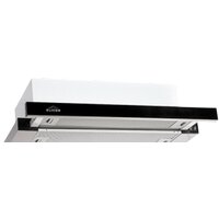 Elikor Интегра Glass 50Н-400-В2Д (нержавеющая сталь/черное стекло) (940979)