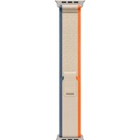 Apple Watch Ultra 2 LTE 49 мм (титановый корпус, титановый/бежево-оранжевый, нейлоновый ремешок размера M/L) Image #3
