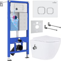 Roxen Antares Bidet в комплекте с инсталляцией StounFix Dual Fresh 6 в 1 934445 (кнопка: белый глянец) Image #2