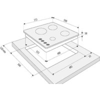 Krona Calore 60 WH Image #2