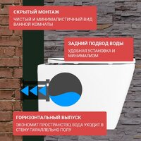 Saniteco KW-9004WS + Berges АТОМ 410 040333 (с кнопкой) Image #4