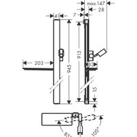 Hansgrohe Unica 27640400 (белый/хром) Image #2
