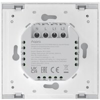 Aqara Smart Wall Switch H1 двухклавишный c нейтралью (графит) Image #4