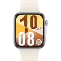 Huawei Watch FIT 4 (серебристый, с бежевым силиконовым ремешком, международная версия) Image #3