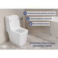 Lauter W09 S-TRAP с жестким сиденьем и микролифтом 21900004 (вертикальный выпуск) Image #3