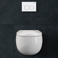 Roxen Egg в комплекте с инсталляцией StounFix Dual Fresh 6 в 1 964077 (кнопка: белый глянец) Image #10